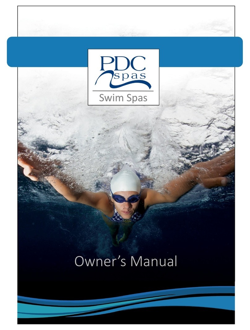 PDC spas SYNERGY Series FX15 User manual