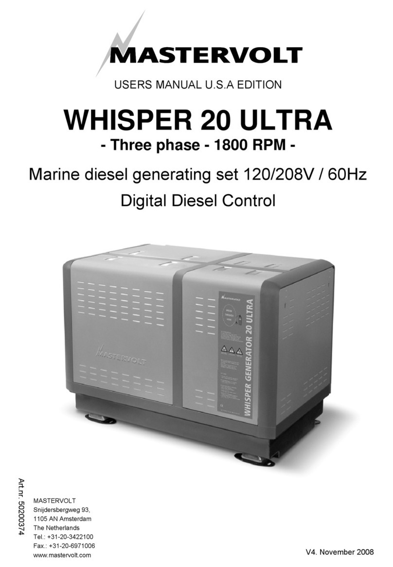 Mastervolt WHISPER 20 ULTRA user manual