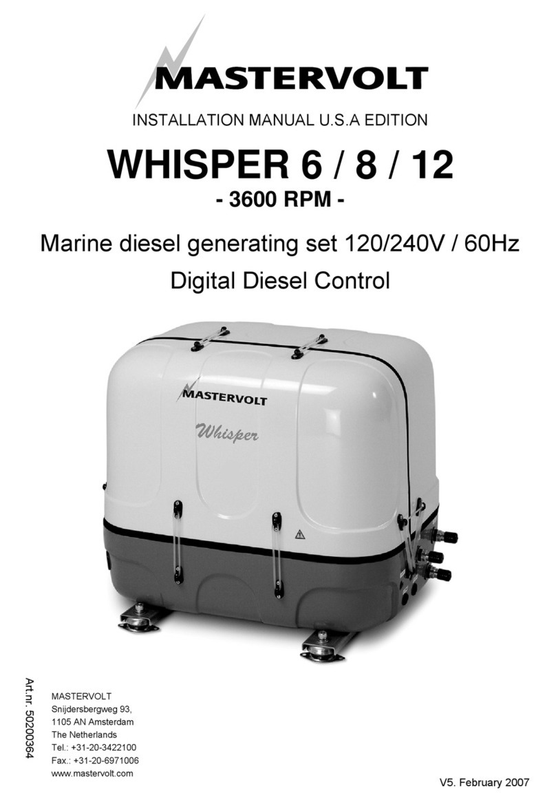 Mastervolt Whisper 6 User manual
