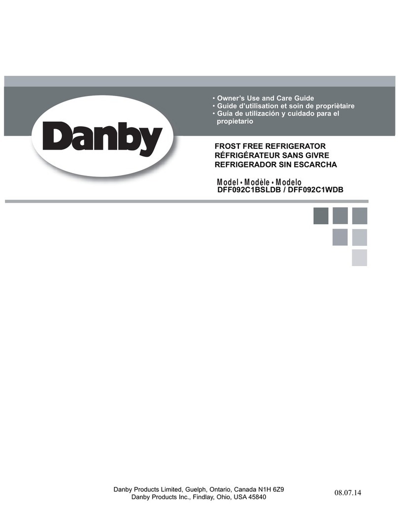Danby DFF092C1BSLDB Assembly instructions