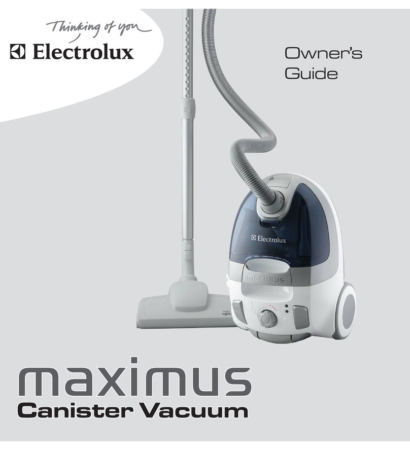 Electrolux El4200a Maximus User manual