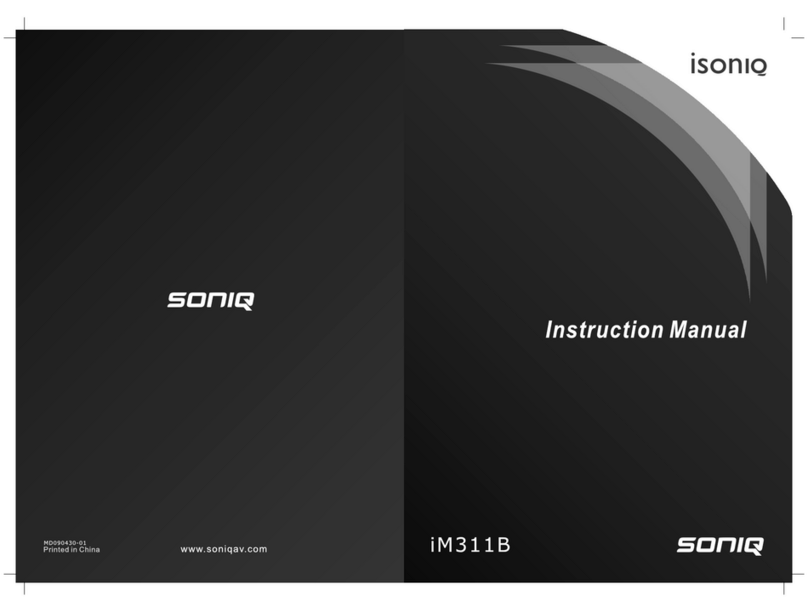 SONIQ iM311B instruction manual