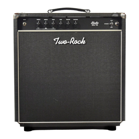 Two-Rock studio 50-15 owner's manual