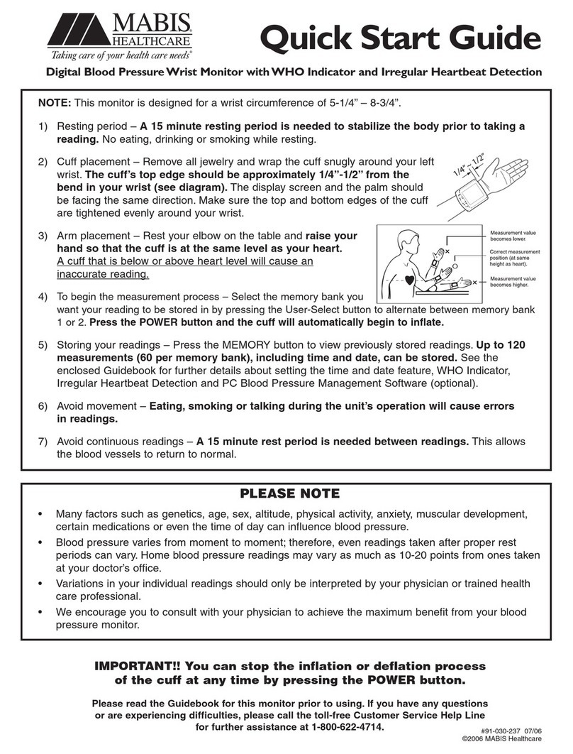 MABIS 04-237-001 User manual