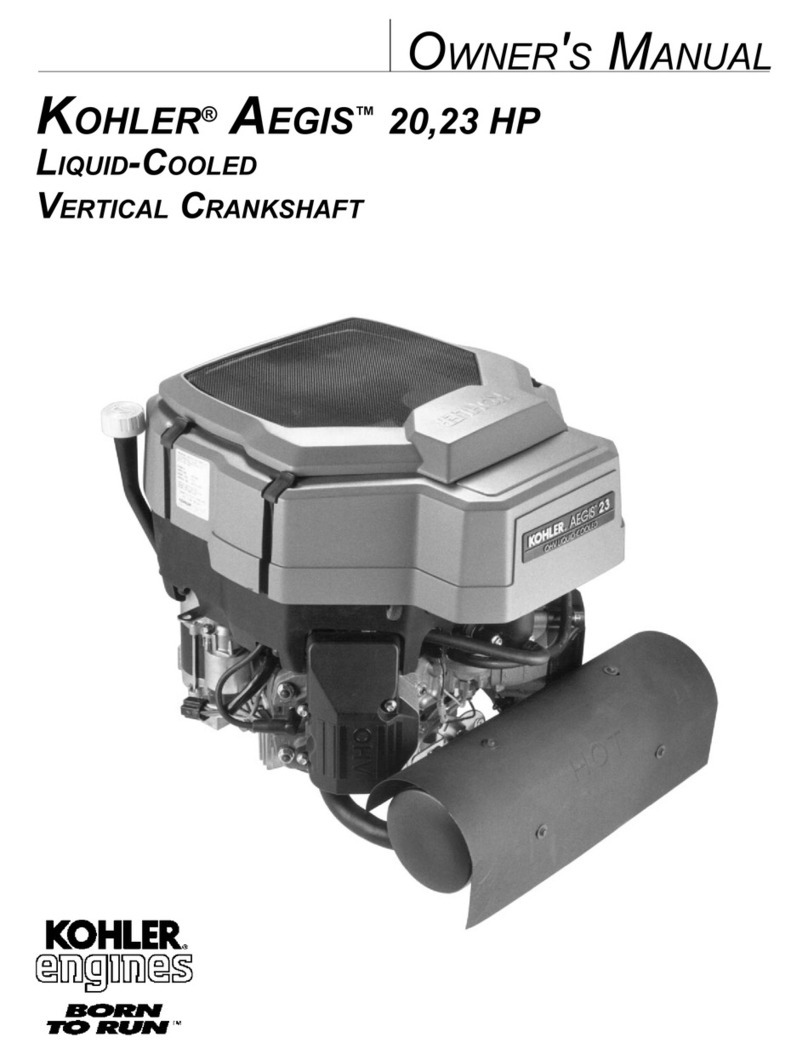 Kohler Aegis 20 HP User manual