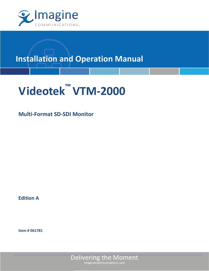 Imagine VTM-2000 User manual