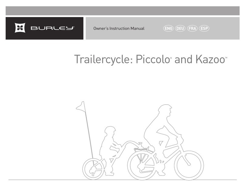 Burley PICCOLO Owner's instruction manual