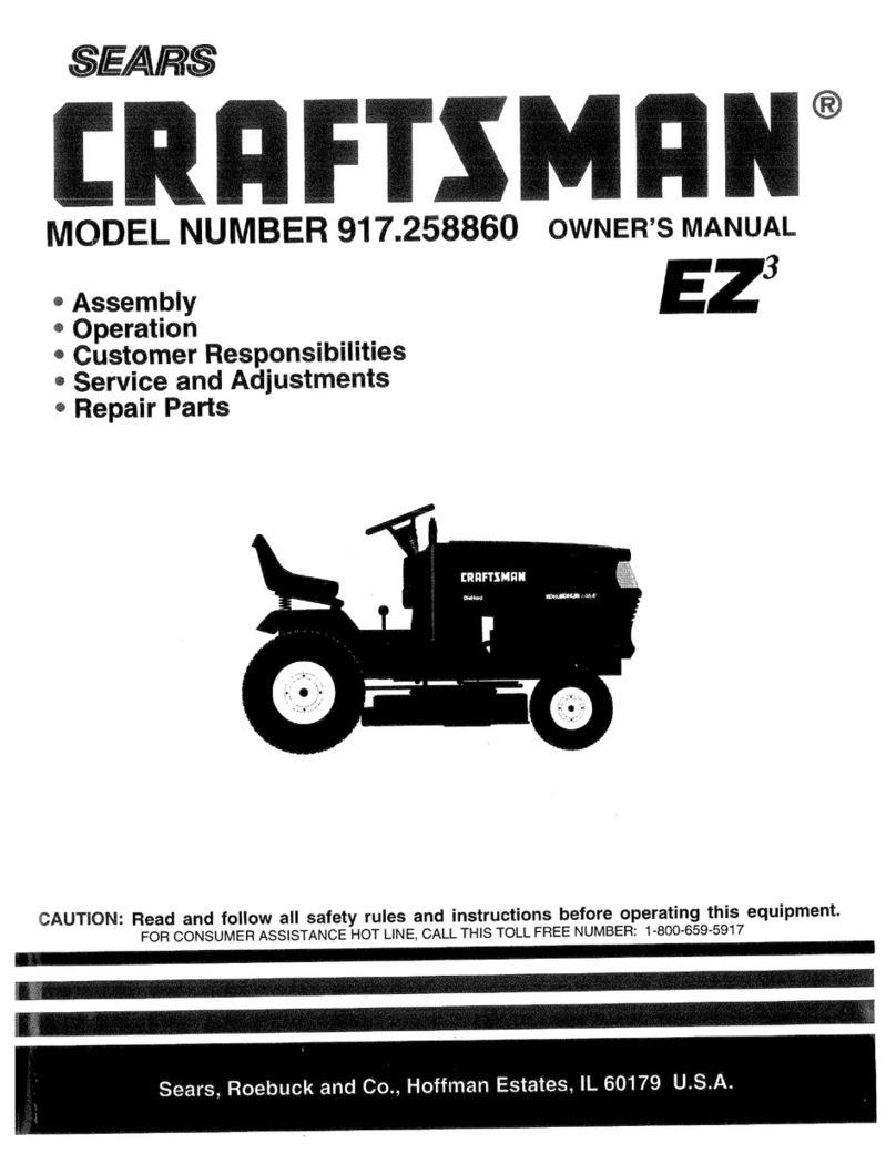 Craftsman EZ3 917.258860 owner's manual