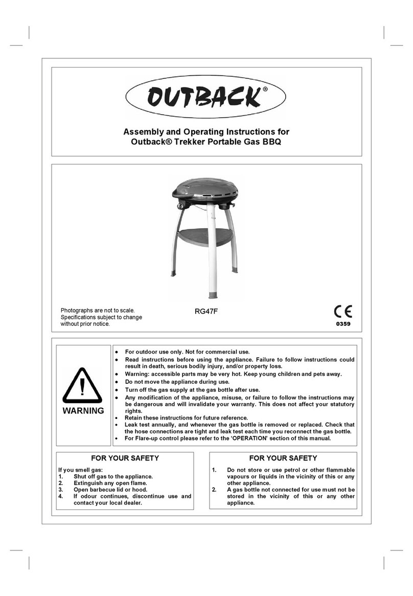 Outback RG47F User manual