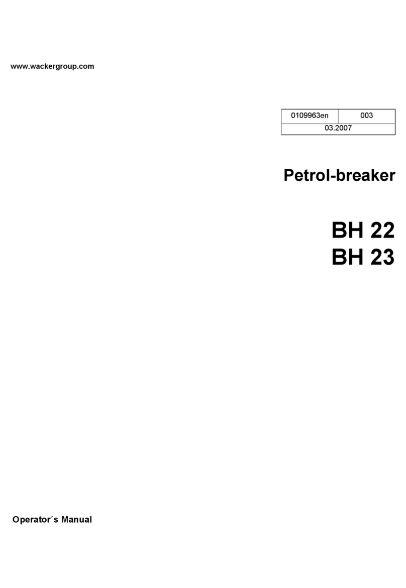 Wacker Neuson BH 22 User manual