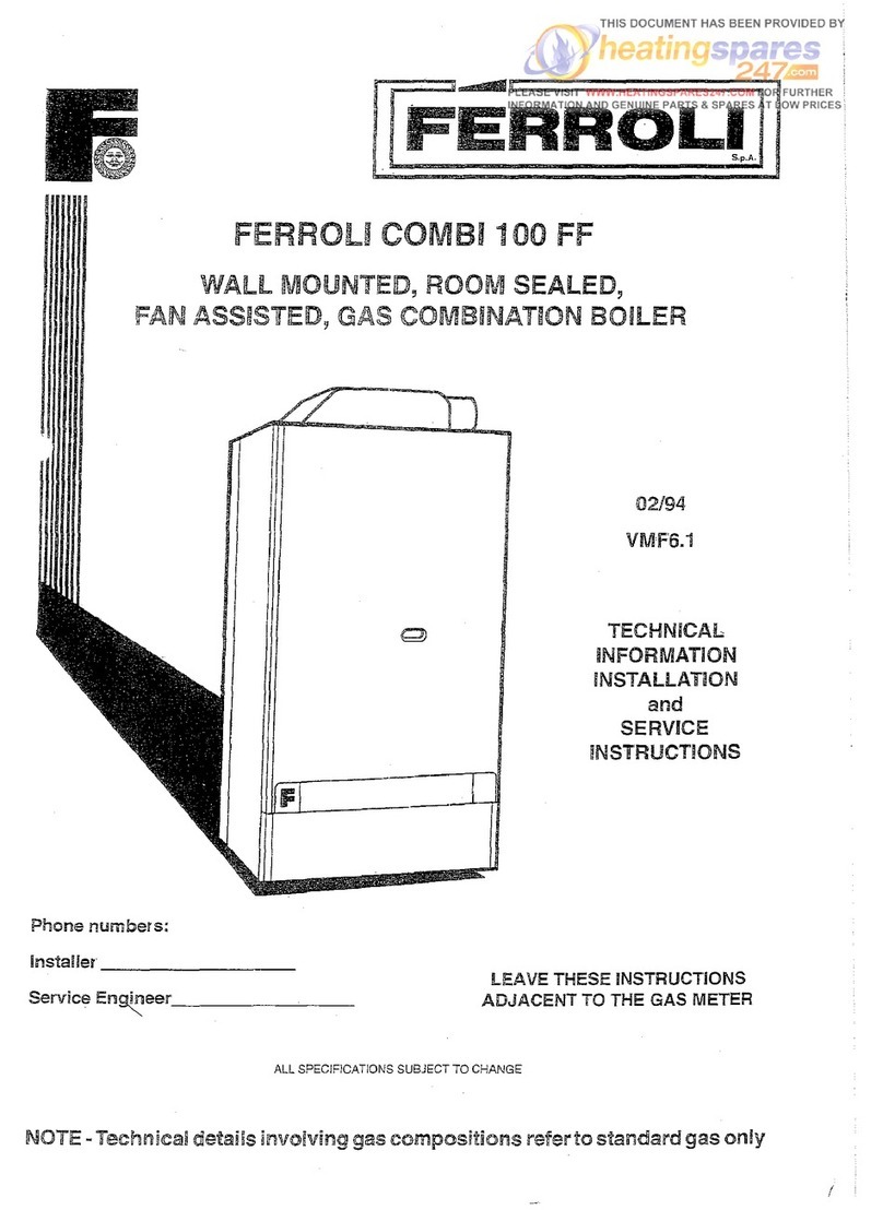 Ferroli COMBI1 00 FF Manual