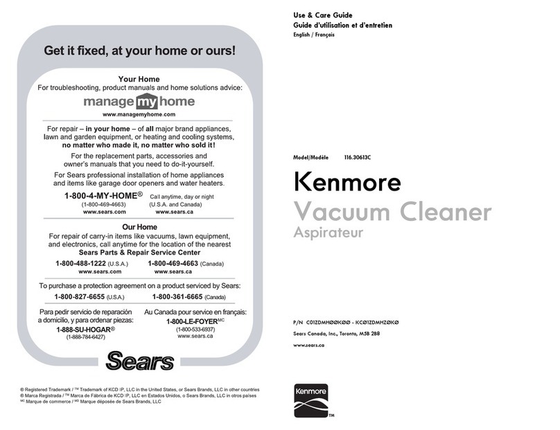 Kenmore 116.30613C Use & care guide Kenmore 116.30613C Use & care guide
