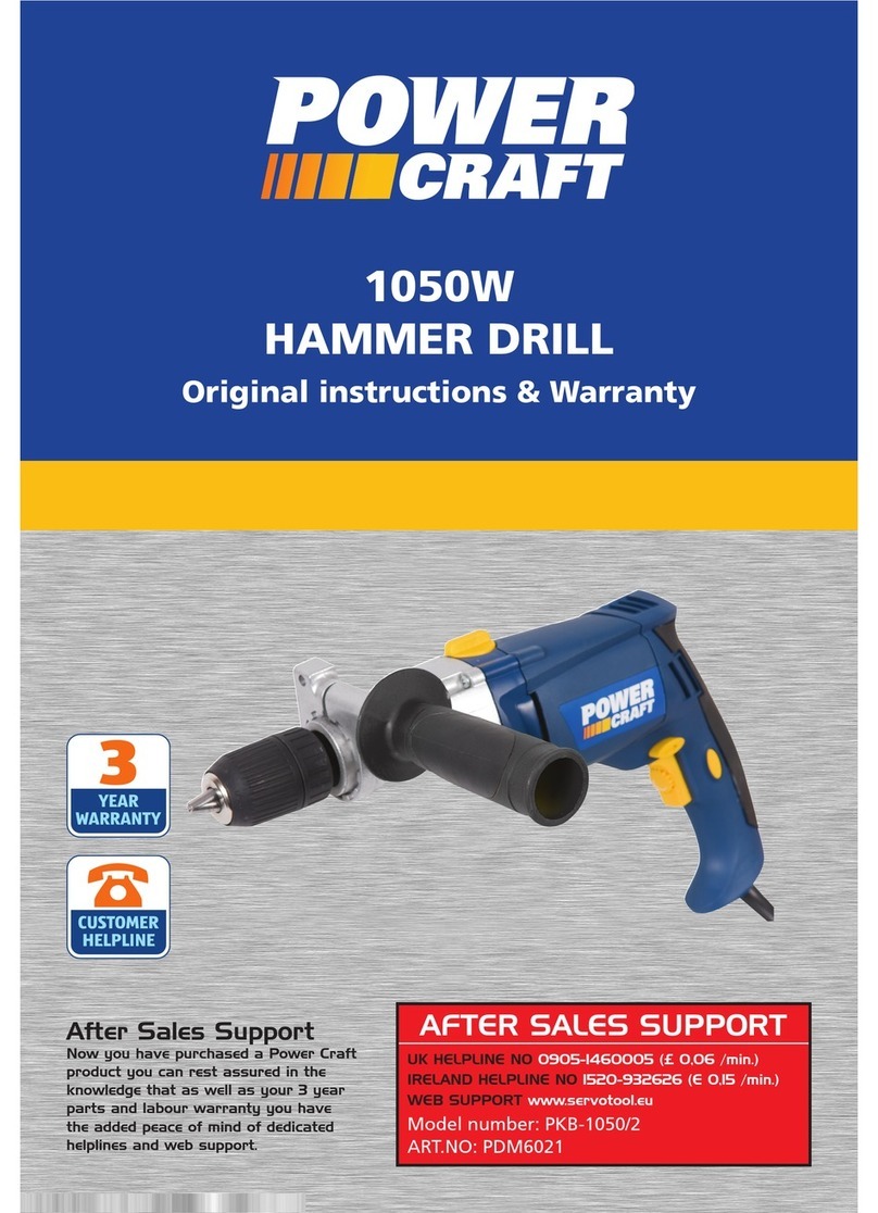 Power Craft 1050W Installation guide
