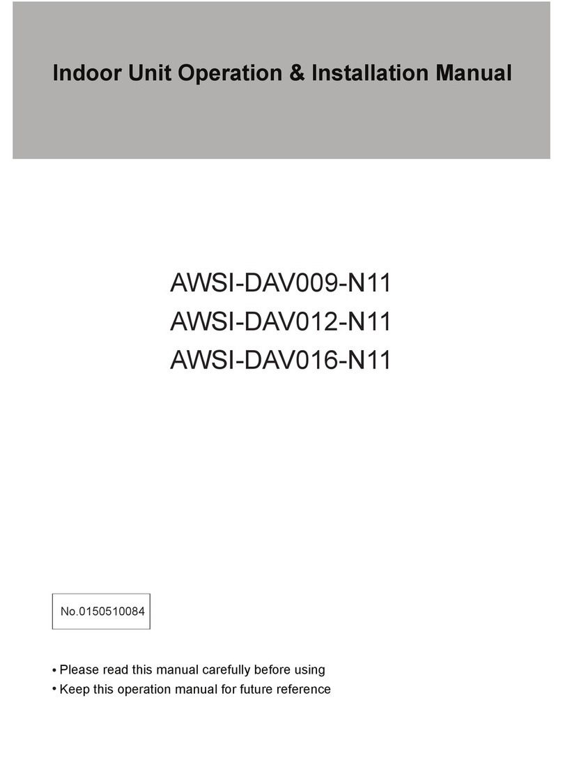 Airwell AWSI-DAV009-N11 User manual