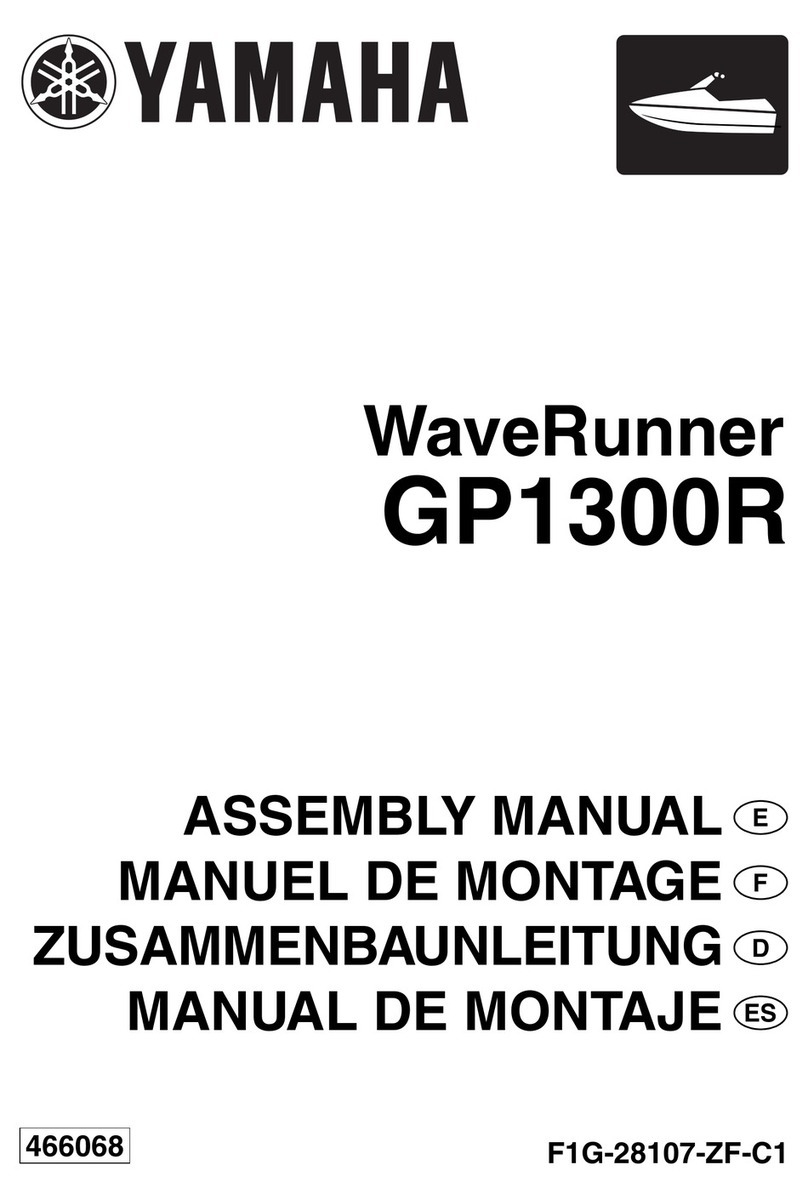 Yamaha WaveRunner GP1300R Assembly manual