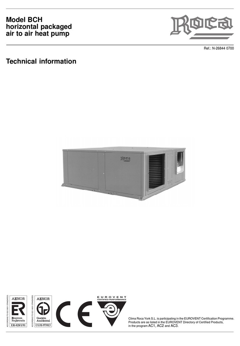 Roca BCH-7 technical information