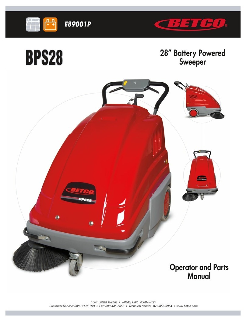 BETCO BPS28 Operator and parts manual