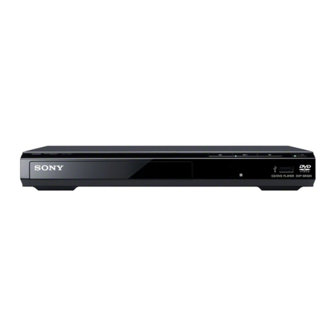 Sony DVP-SR320 reference guide
