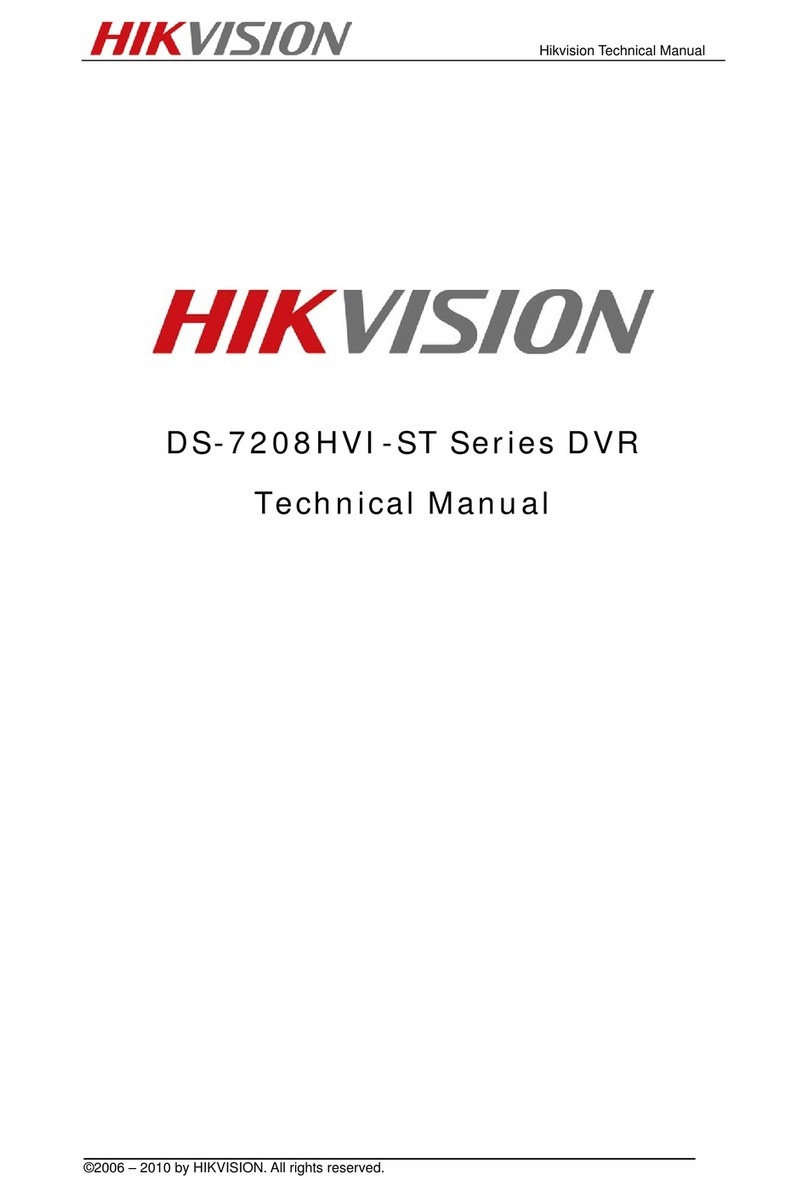 HIK VISION DS7208HVI-ST User manual