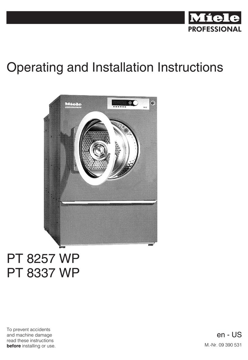 Miele PT 8257 WP User manual Miele PT 8257 WP User manual