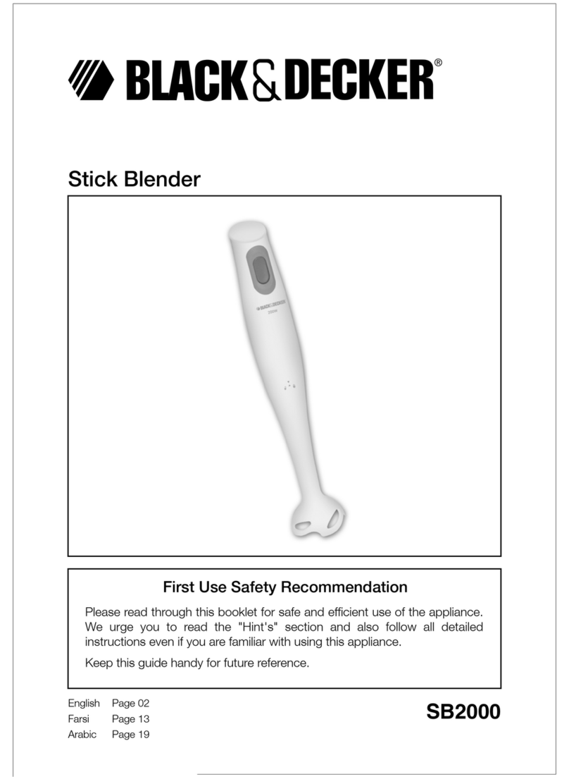 Black & Decker SB2000 User manual