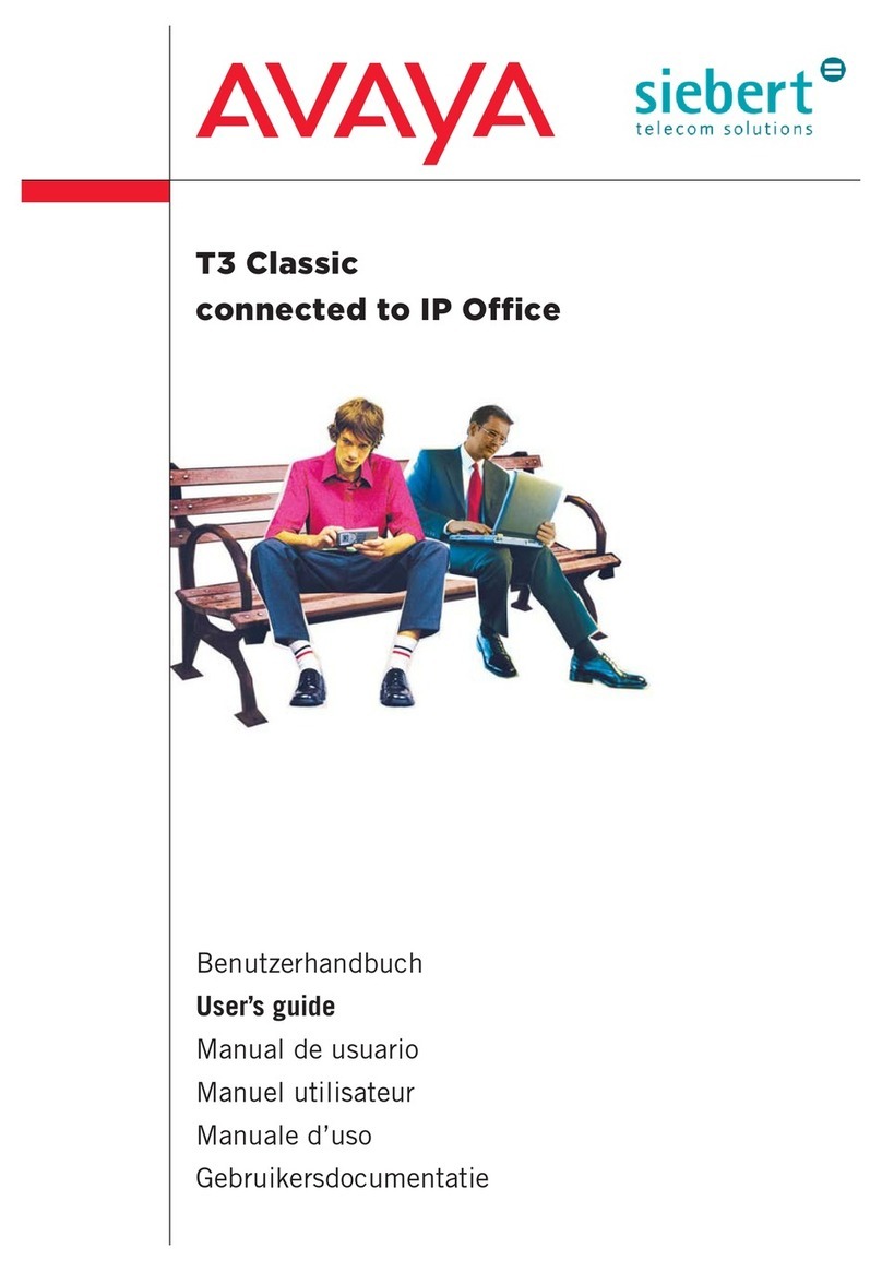Avaya T3 Classic user guide
