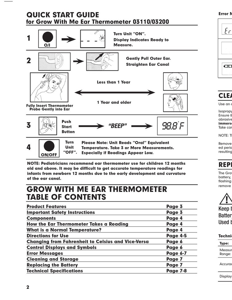 Summer Grow With Me 03110 quick start guide