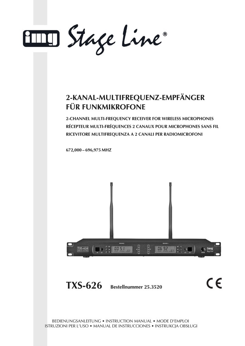 IMG STAGE LINE TXS-626 instruction manual