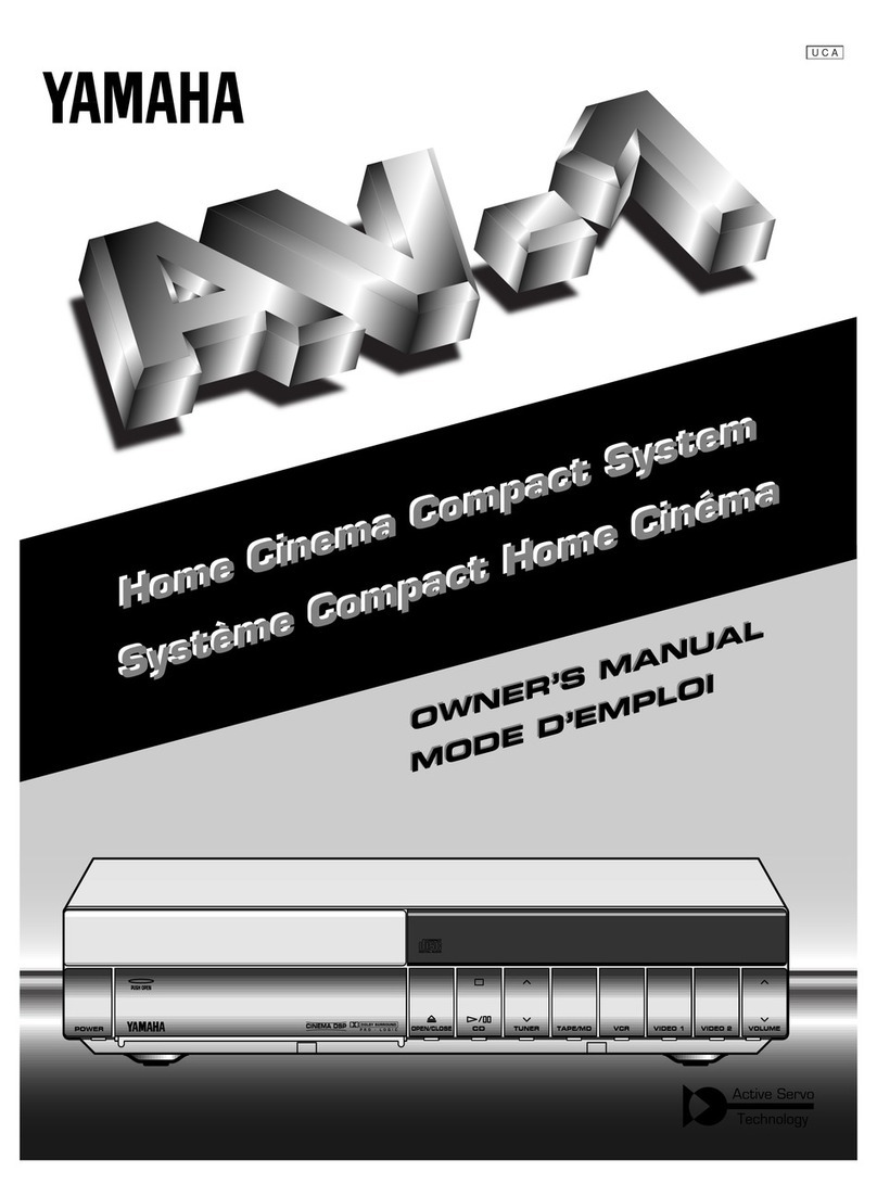 Yamaha AV-1 User manual
