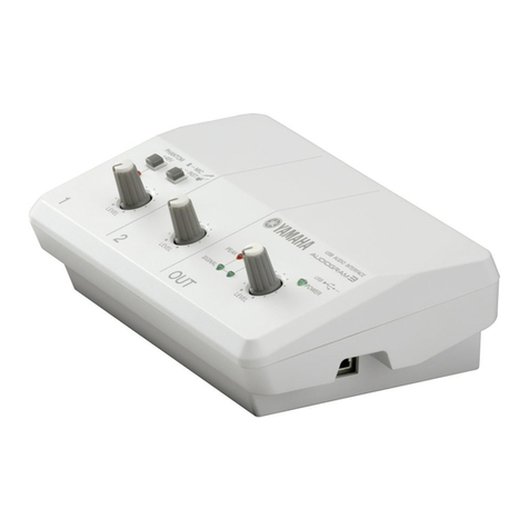 Yamaha Audiogram 3 User manual