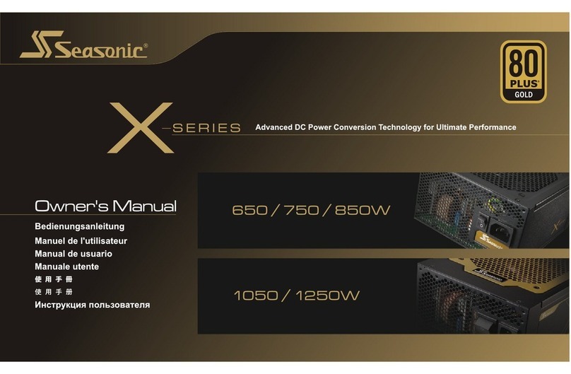 Seasonic X-series User manual