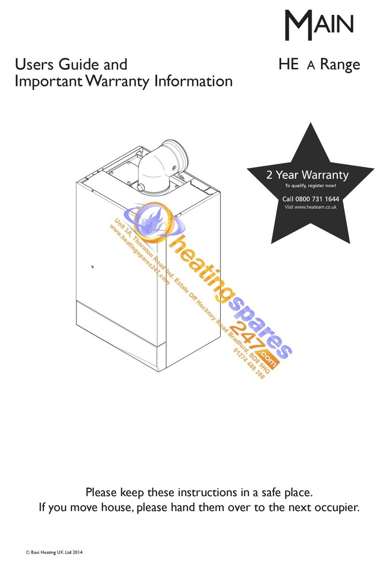 Baxi Main 12 HE user guide