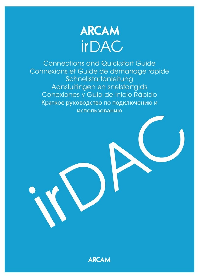 Arcam irDAC Connections and quickstart guide