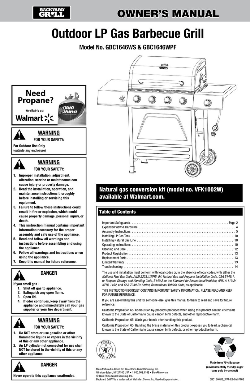 BlueRhino GBC1646WS User manual