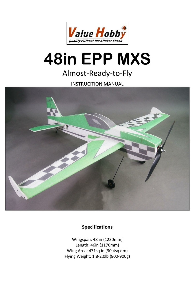 Value Hobby 48in EPP MXS ARF Instrucition manual