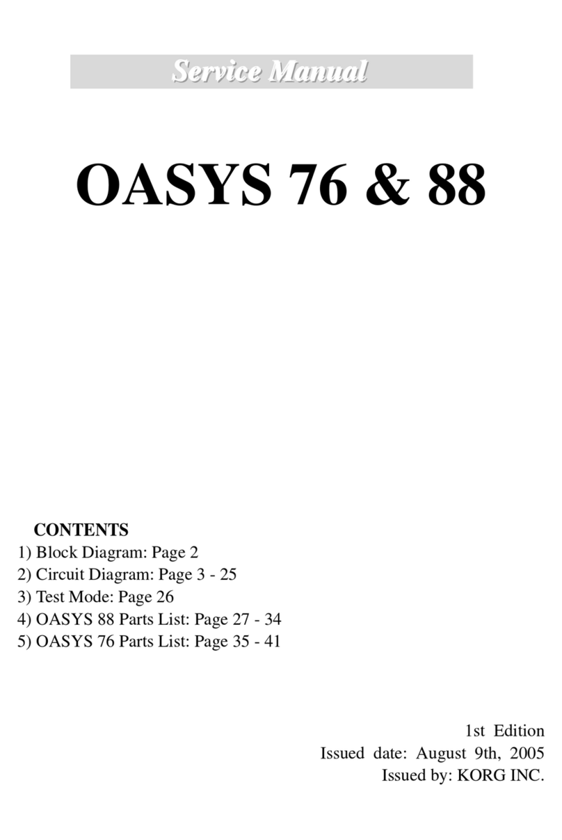 Korg OASYS 76 User manual Korg OASYS 76 User manual