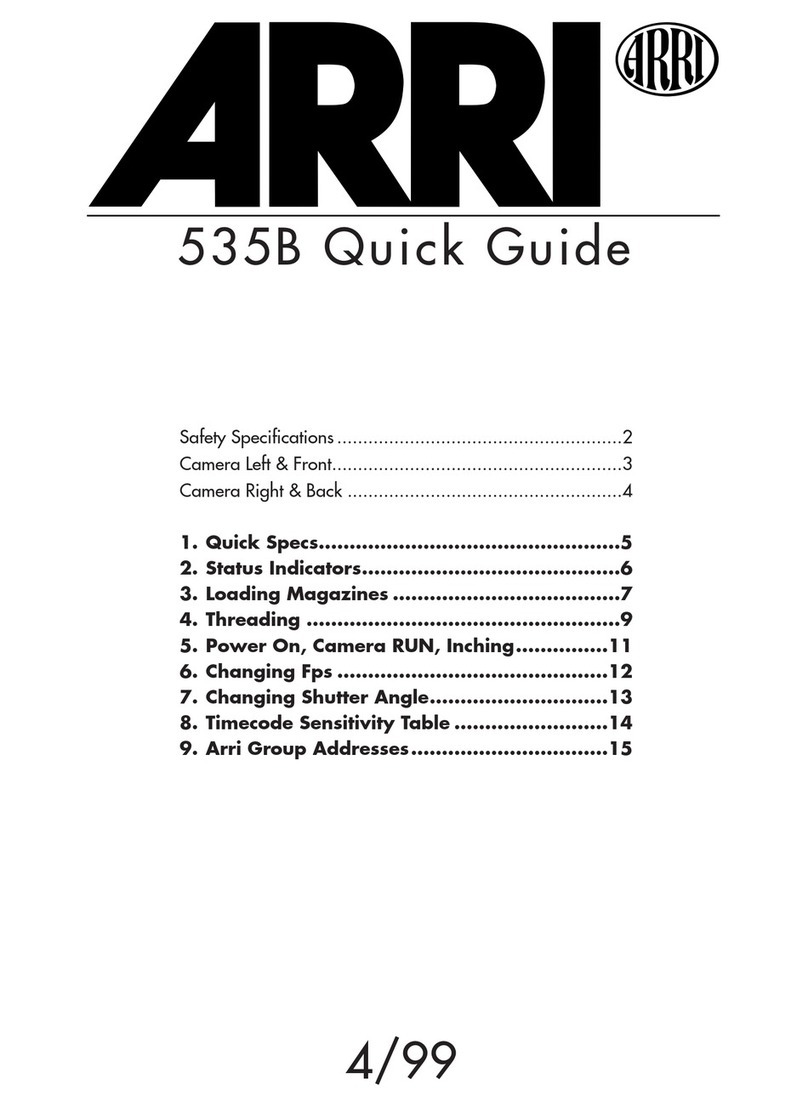 ARRI 535B Operator's manual