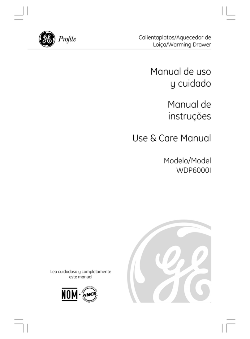 GE WDP6000I User manual