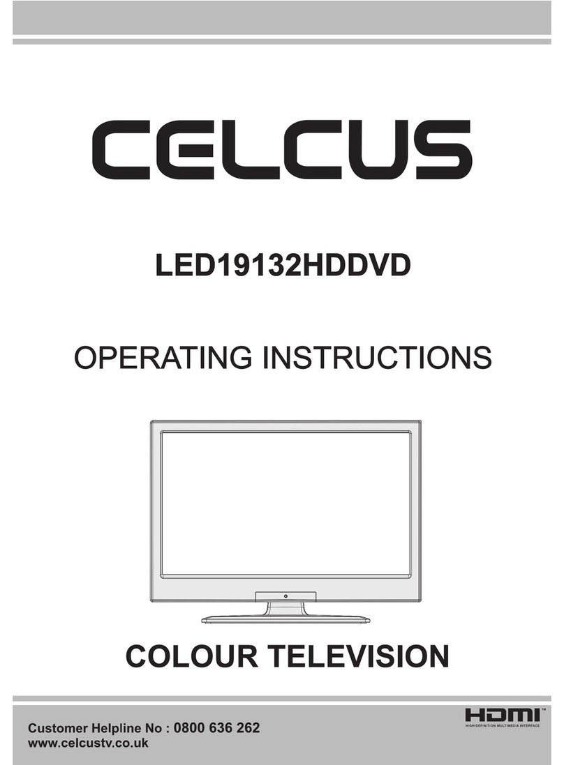 celcus LED19132HDDVD User manual