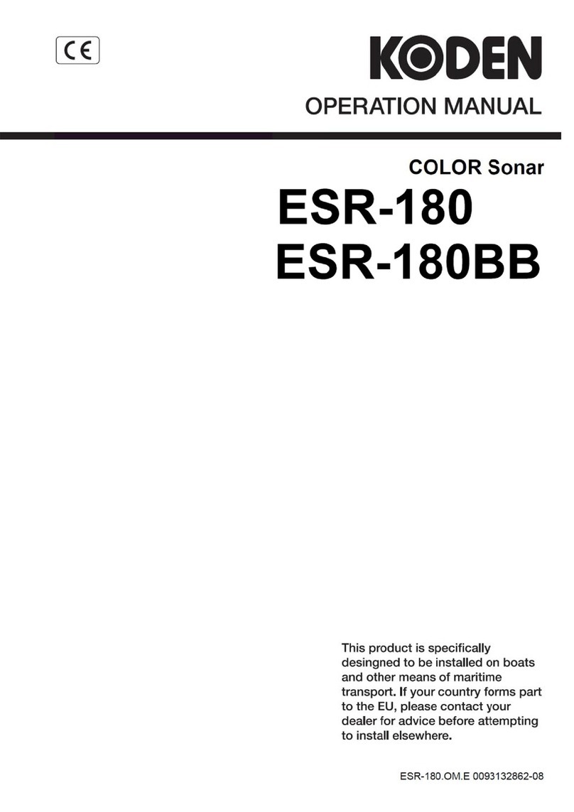 Koden ESR-180 User manual