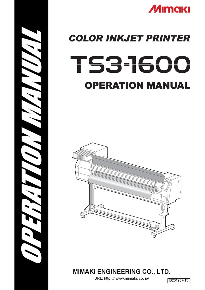 MIMAKI TS3-1600 User manual