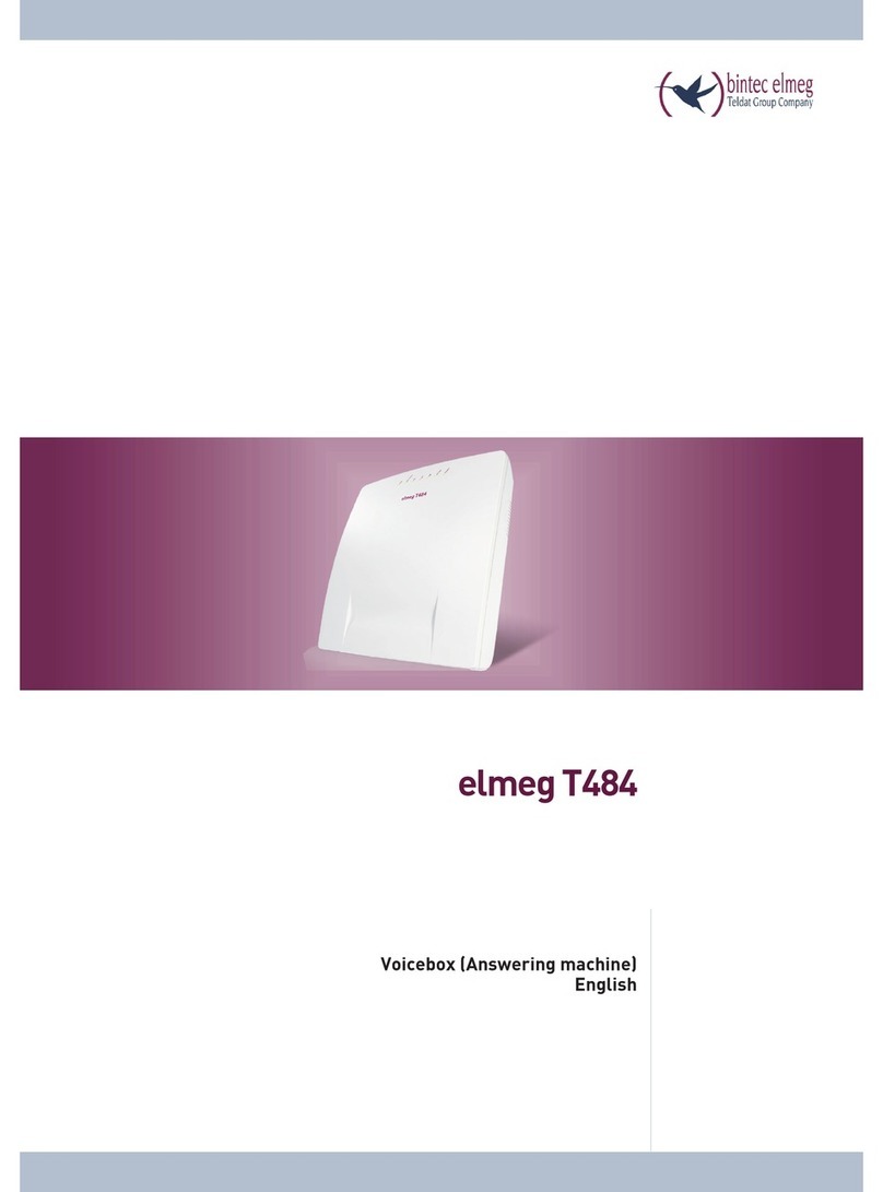BinTec el meg T484 User manual