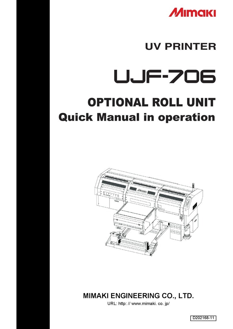 MIMAKI UJF-706 Installation guide