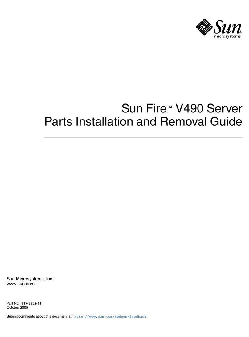Sun Microsystems Sun Fire V490 User manual