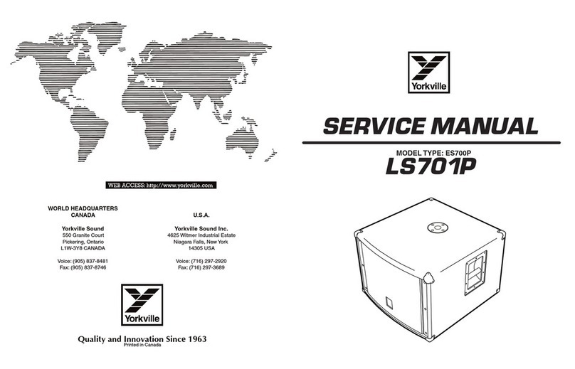 YORKVILLE LS701P User manual