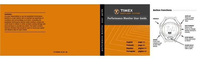 Timex Bodylink W-125 NA User manual