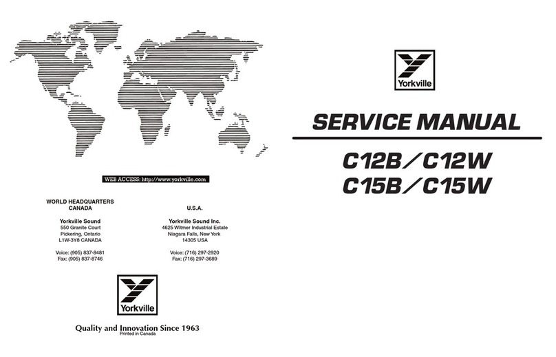 YORKVILLE C12B User manual