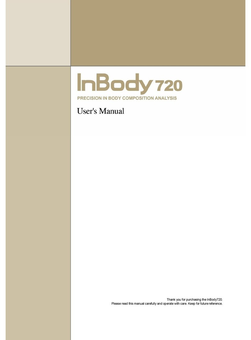 Biospace InBody720 user manual