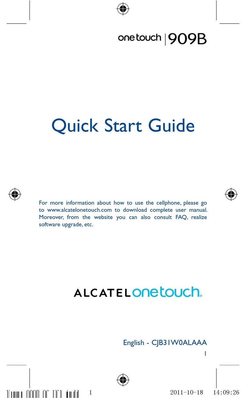 Alcatel One Touch 909B User manual
