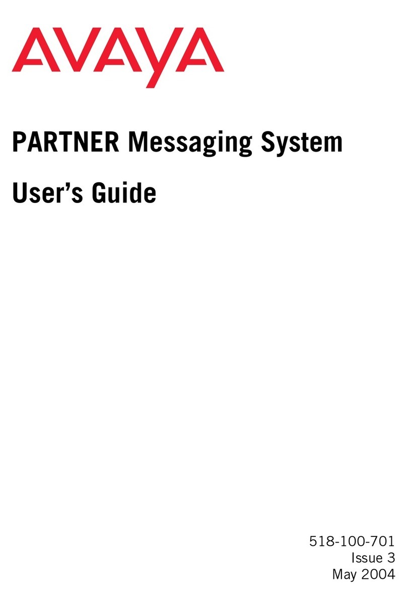 Avaya PARTNER Phone User manual